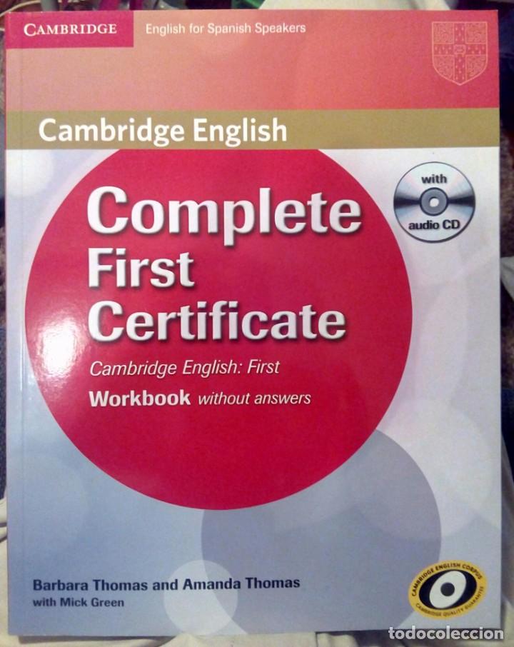Cambridge Complete First Certificate Workbook Vendido En Venta