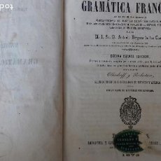 Libros antiguos: 1872. NOVISIMO CHANTREAU O GRAMATICA FRANCESA.. Lote 194210327