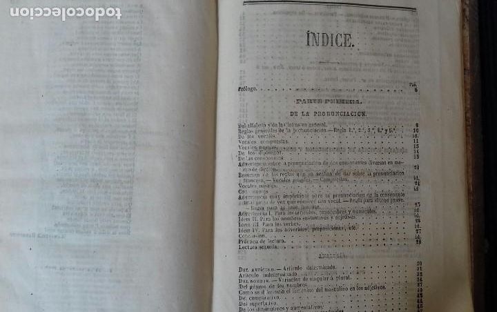 Libros antiguos: 1872. NOVISIMO CHANTREAU O GRAMATICA FRANCESA. - Foto 6