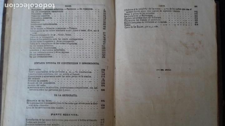 Libros antiguos: 1872. NOVISIMO CHANTREAU O GRAMATICA FRANCESA. - Foto 7