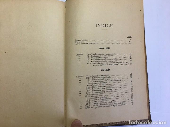 Libros antiguos: LIBRO GRAMATICA FRANCESA DE O&Ntilde;ATE 1888 - Foto 7
