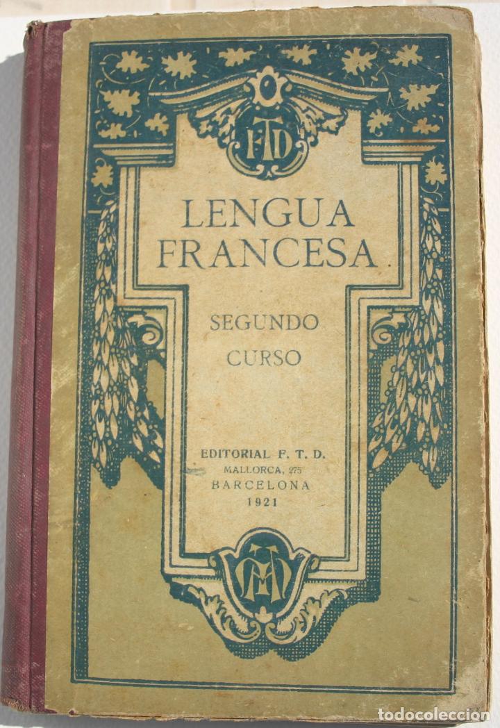 Libros antiguos: Lengua francesa 2o curso - FTD - Foto 1