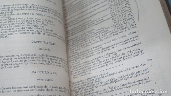 Libros antiguos: 1878.- GRAM&Aacute;TICA INGLESA Y M&Eacute;TODO PARA APRENDERLA. BENOT - Foto 3