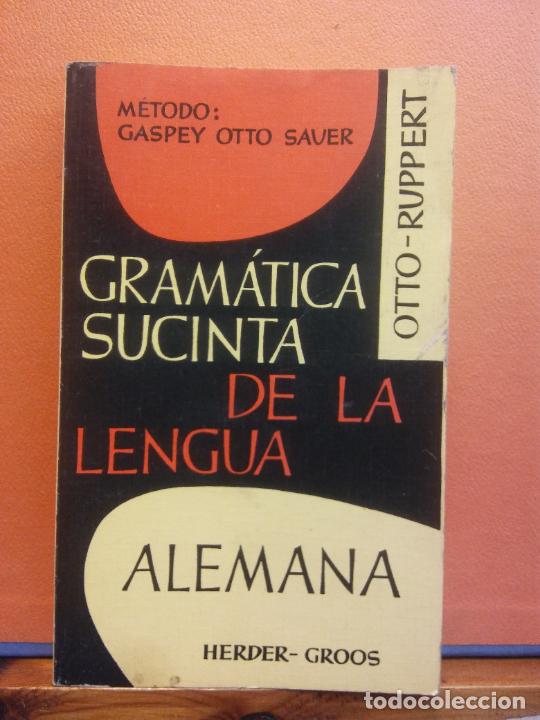 Gramatica Sucinta De La Lengua Alemana Metodo Vendido En Venta Directa 207967852