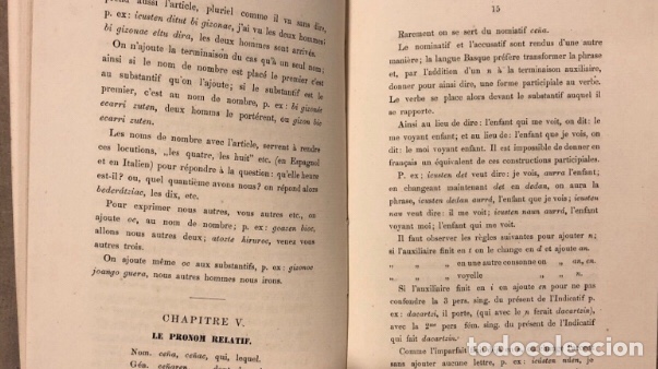 Libros antiguos: ESAAI DE GRAMMAIRE DE LANGUE BASQUE. WILLEM J. VAN EYS. LIBRAIRE DE C.M. VAN GOGH 1865. EUSKERA - Foto 3 - 208063990