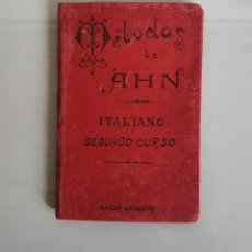 Libros antiguos: LIBRO, SEGUNDO CURSO DE ITALIANO, METODOS DE AHN