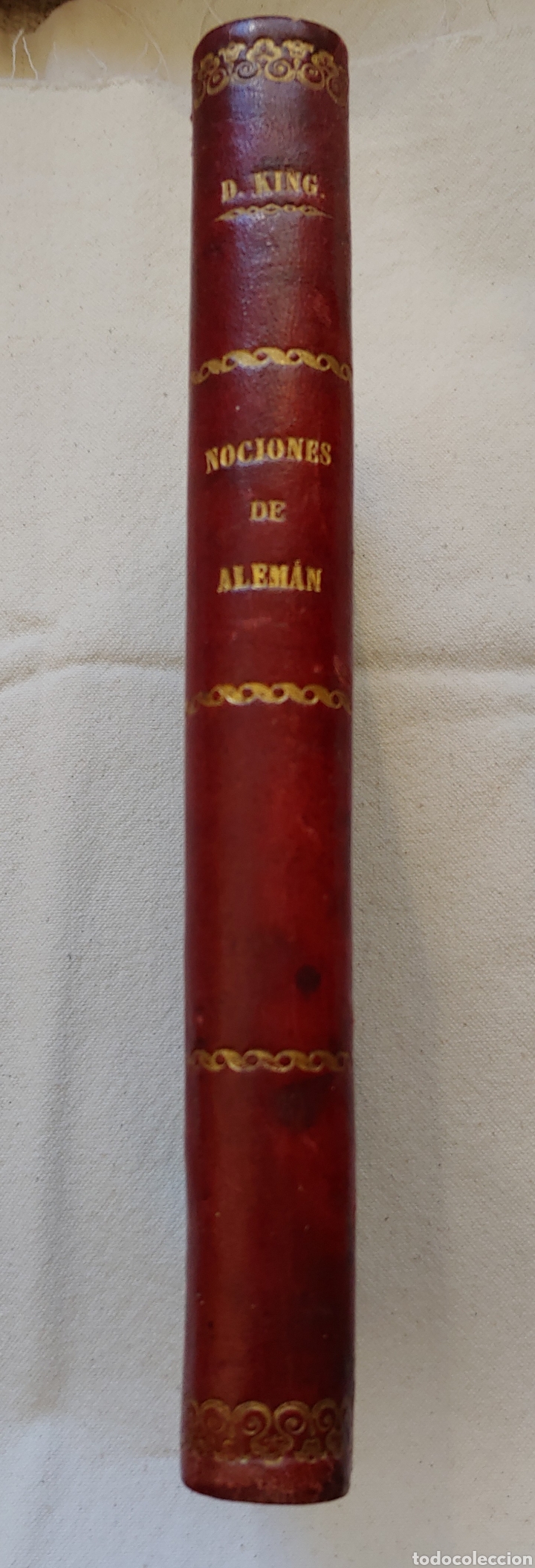 Libros antiguos: 1902 Antiguo libro Nociones de alem&aacute;n curso elemental y pr&aacute;ctico - Foto 2