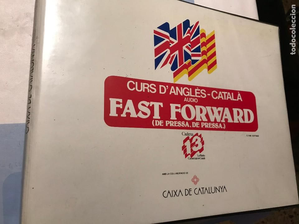 Libros antiguos: curso de ingles fast forwoard curs dangles -catal&agrave; - Foto 1