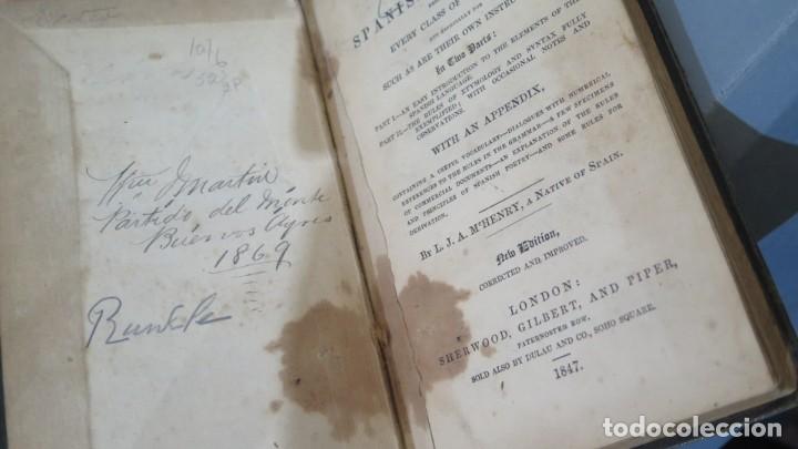 Libros antiguos: 1847.- HENRY&acute;S SPANISH GRAMMAR - Foto 2