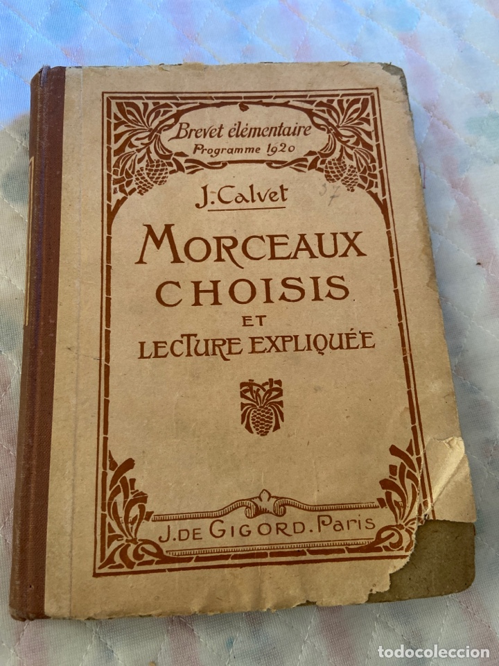 Libros antiguos: Morceaux choisis - Foto 1