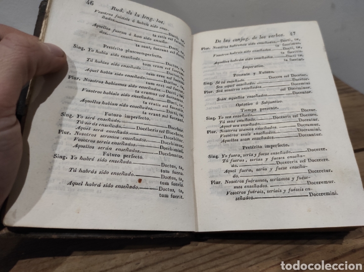 Libros antiguos: Libro antiguo de gram&aacute;tica, s.XIX - Foto 5