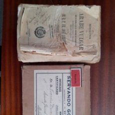 Libros antiguos: RUDIMENTOS DEL ÁRABE VULGAR 1925.. Lote 267431814