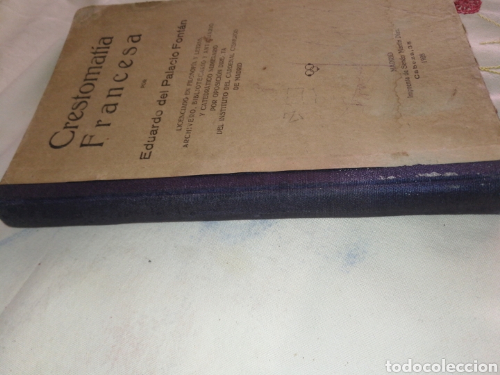 Libros antiguos: CRESTOMATIA FRANCESA, A&Ntilde;O 1928 - Foto 6