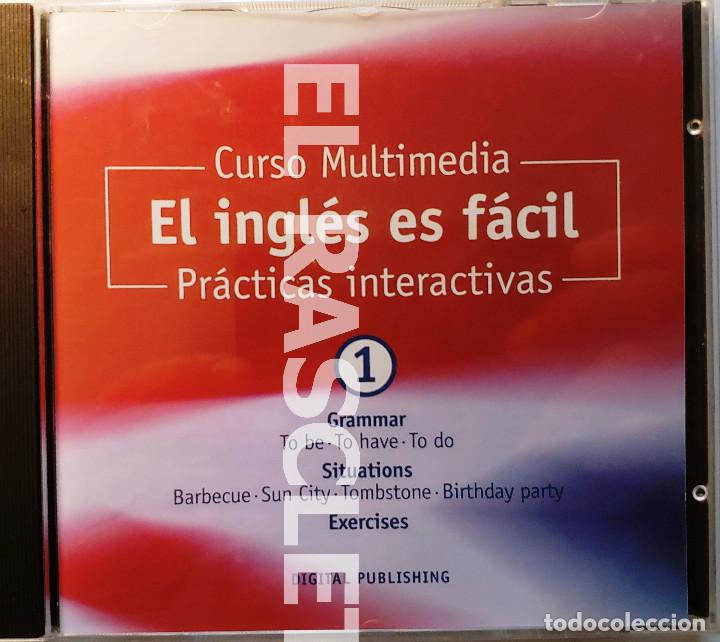 Libros antiguos: CD - CURSO MULTIMEDIA - EL INGLES ES FACIL - PR&Aacute;CTICAS INTERACTIVAS - N&ordm; 1 - Foto 1