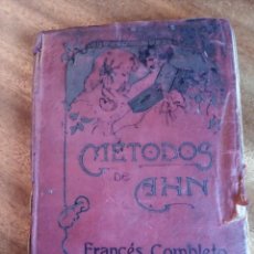 Libros antiguos: METODO DE AHN. 1ER CURSO DE FRANCÉS. 1.909.. Lote 311410578
