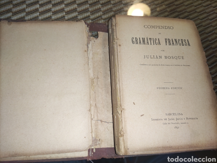 Libros antiguos: BOSQUE...Curso de Lengua Francesa. - Foto 2