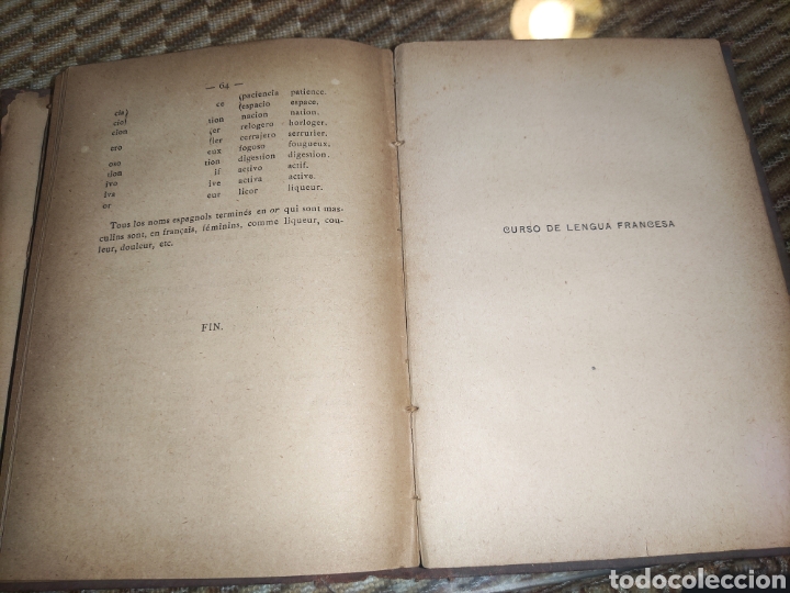 Libros antiguos: BOSQUE...Curso de Lengua Francesa. - Foto 10