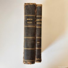 Libros antiguos: OLLENDORF REFORMADO. GRAMATICA INGLESA, E. BENOT (1858). 2 TOMOS.. Lote 366191401