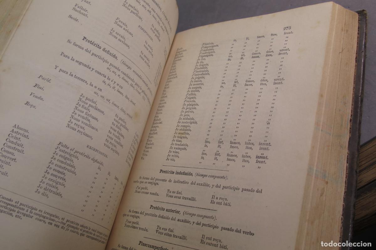 Libros antiguos: 1864.- Gram&aacute;tica francesa y m&eacute;todo para aprenderla. Benot - Foto 4