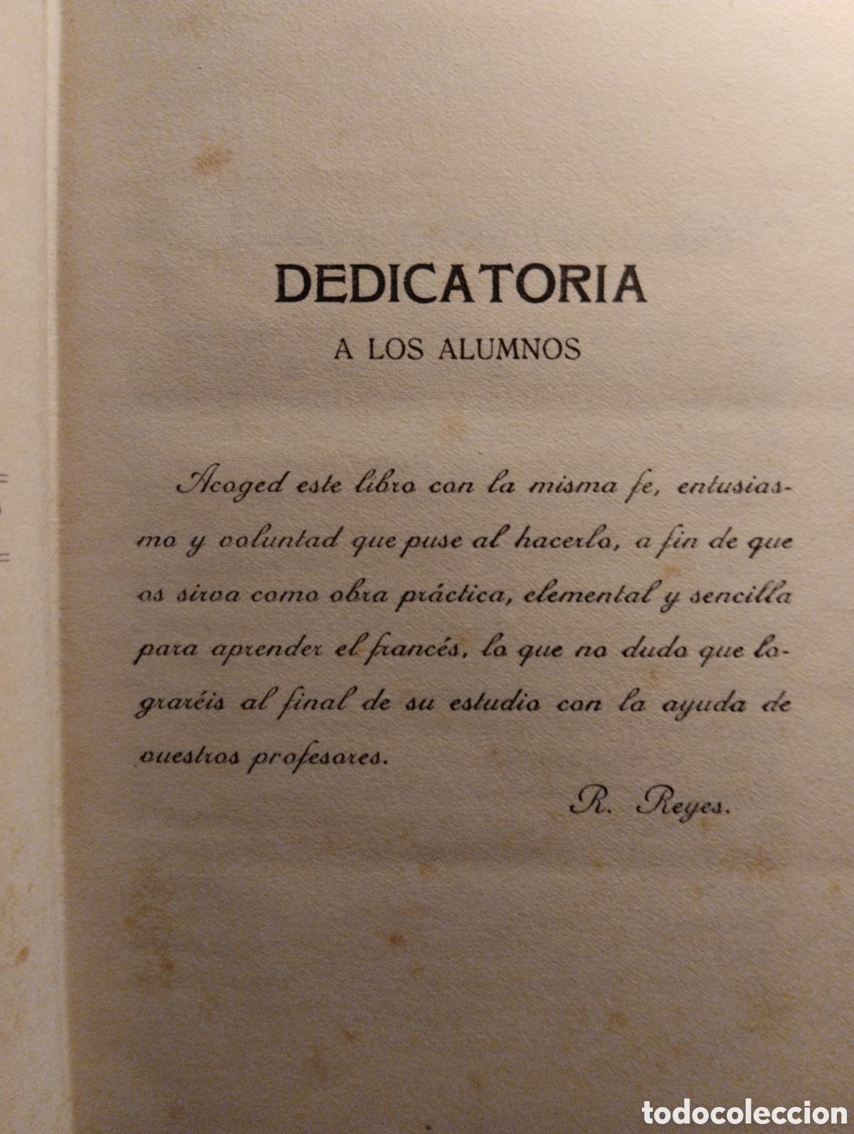 Libros antiguos: Curso pr&aacute;ctico de franc&eacute;s, Rafael Reyes - Foto 3