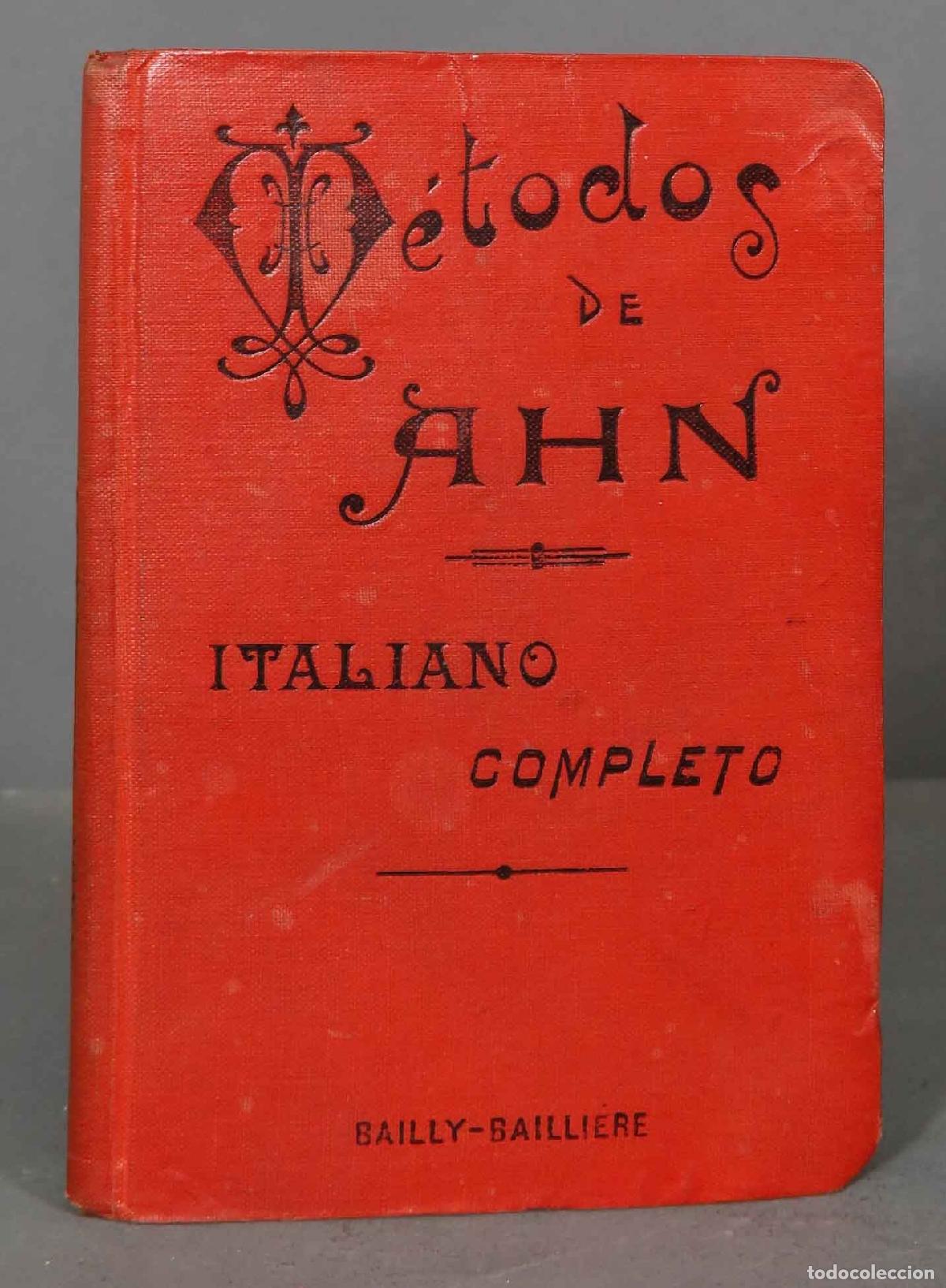 Libros antiguos: M&eacute;todo de Ahn. ITALIANO COMPLETO - Foto 1