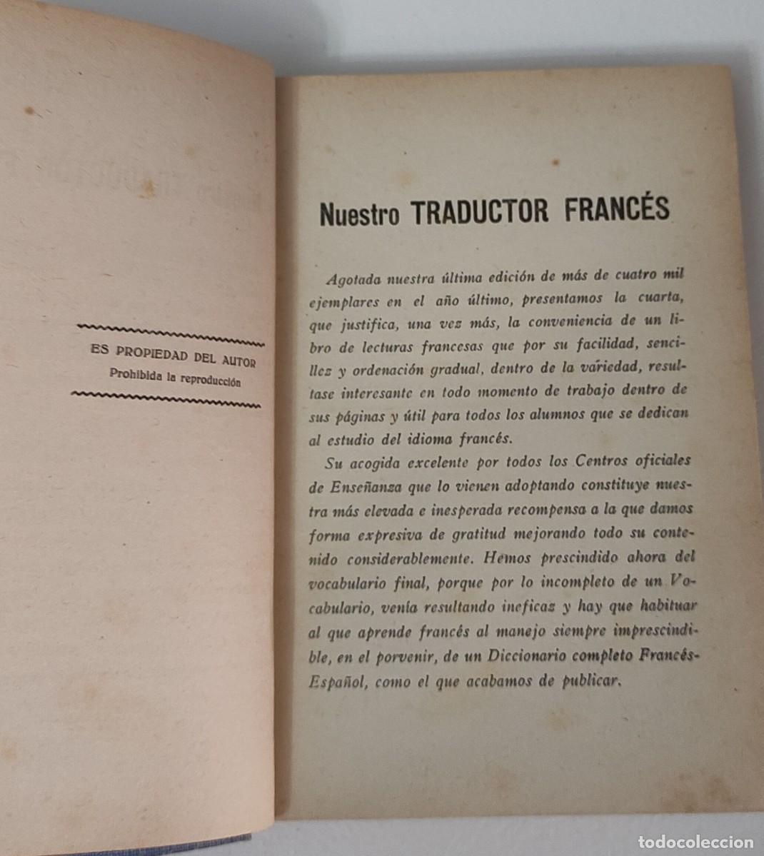 Libros antiguos: EL TRADUCTOR FRANC&Eacute;S - - RAFAEL REYES - - CUARTA EDICI&Oacute;N, 1925 - Foto 7