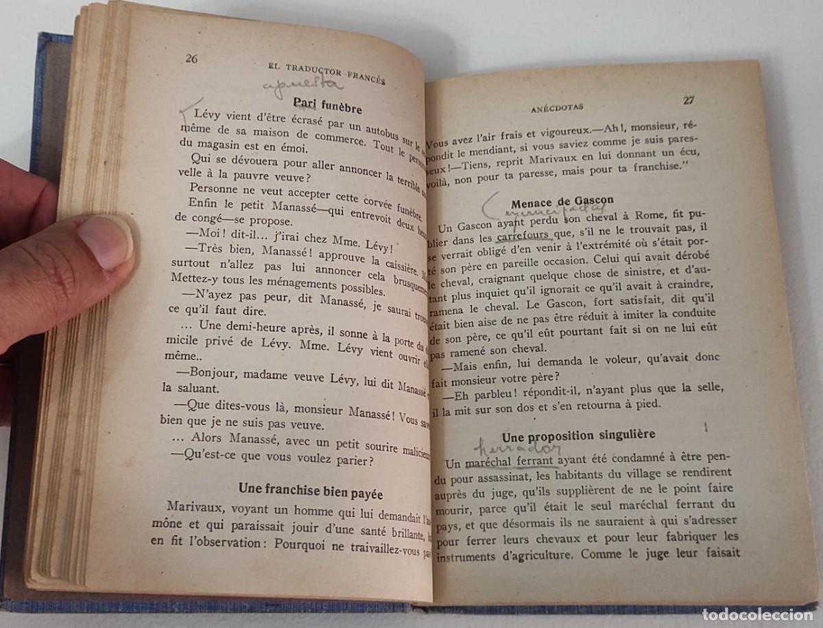 Libros antiguos: EL TRADUCTOR FRANC&Eacute;S - - RAFAEL REYES - - CUARTA EDICI&Oacute;N, 1925 - Foto 9
