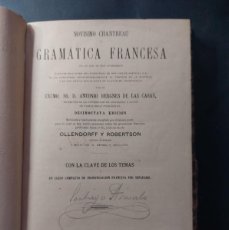 Libros antiguos: NOVISIMO CHANTREAU O GRAMATICA FRANCESA-ANTONIO.BERGNES DE LAS CASAS- 1882