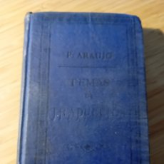 Libros antiguos: TEMAS DE TRADUCCION, TOMO II - FERNANDO ARAUJO (MENOR HERMANOS, 1891)