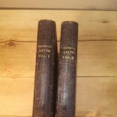 Libros antiguos: CLASSICO LATINI I Y II 1878