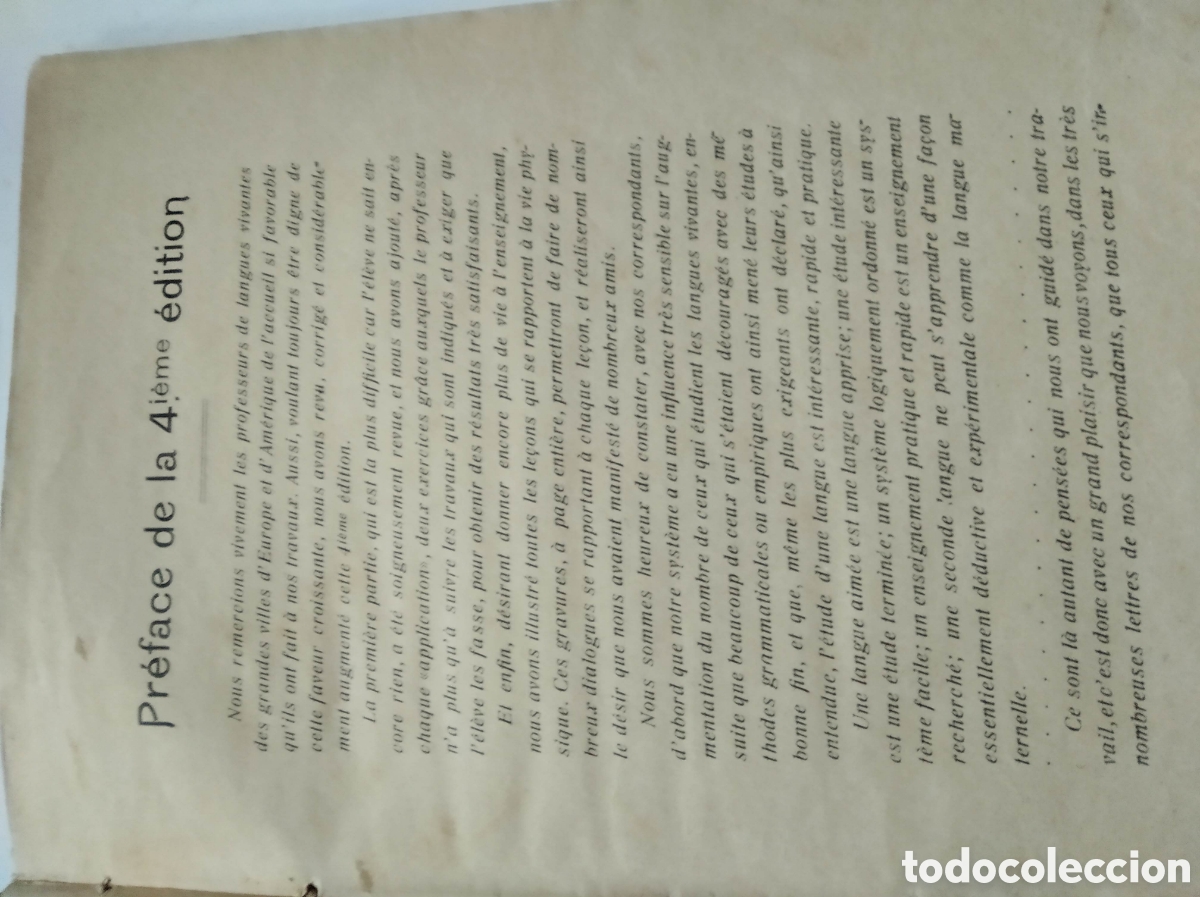 Libros antiguos: Libro antiguo para aprender franc&eacute;s - Foto 3