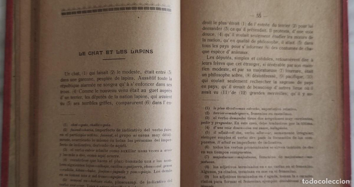 Libros antiguos: TROZOS ESCOGIDOS PARA TRADUCCION FRANCESA - Foto 3