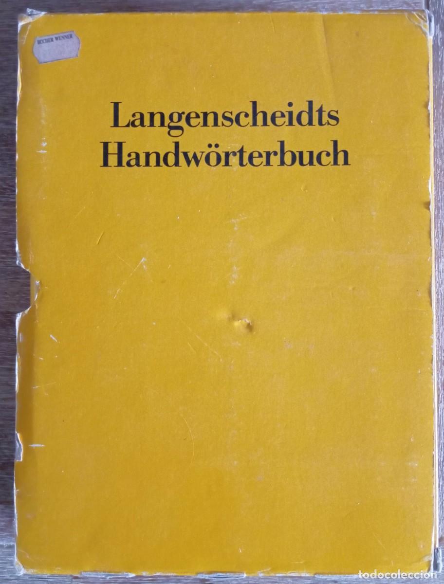 Libros antiguos: LANGENSCHEIDTS HANDWORTERBUCH SPANISCH - DEUTSCH - Foto 5