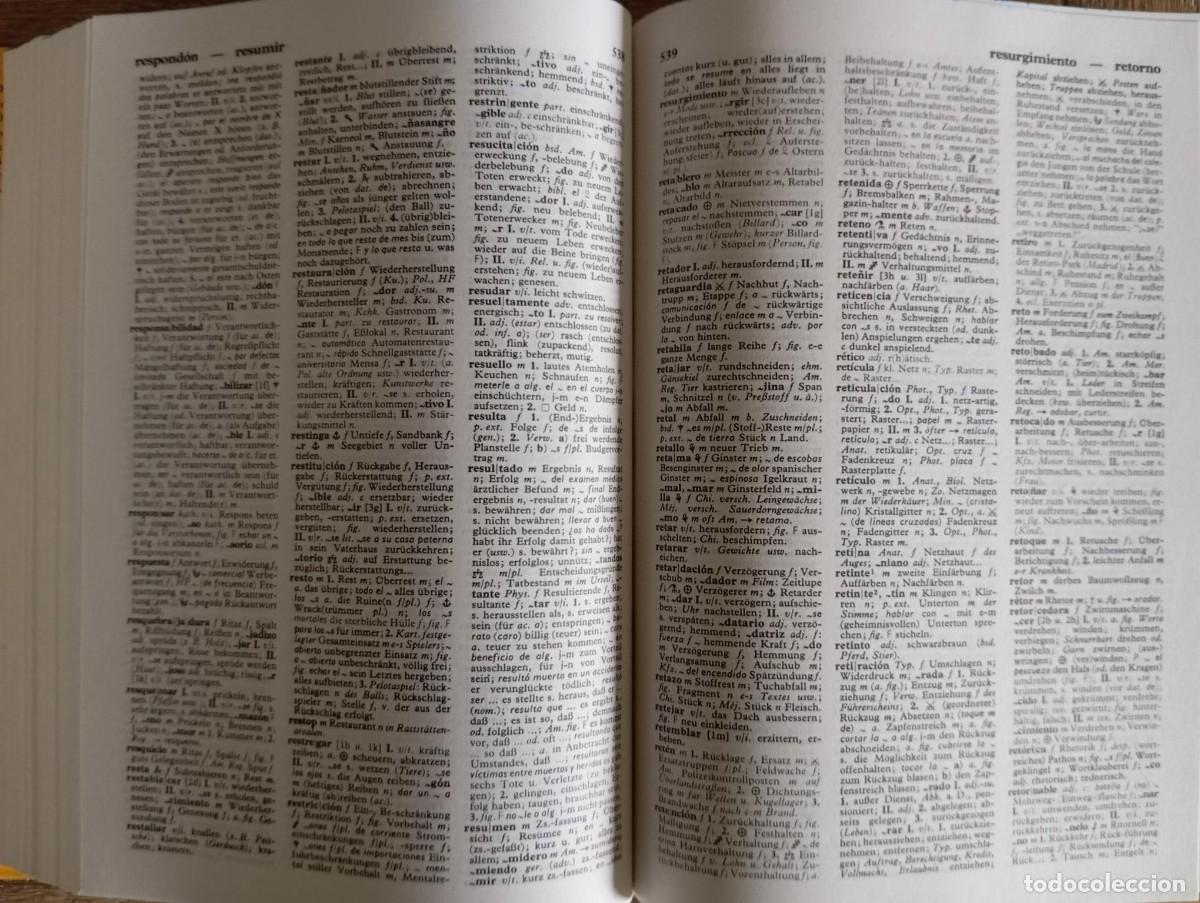 Libros antiguos: LANGENSCHEIDTS HANDWORTERBUCH SPANISCH - DEUTSCH - Foto 7
