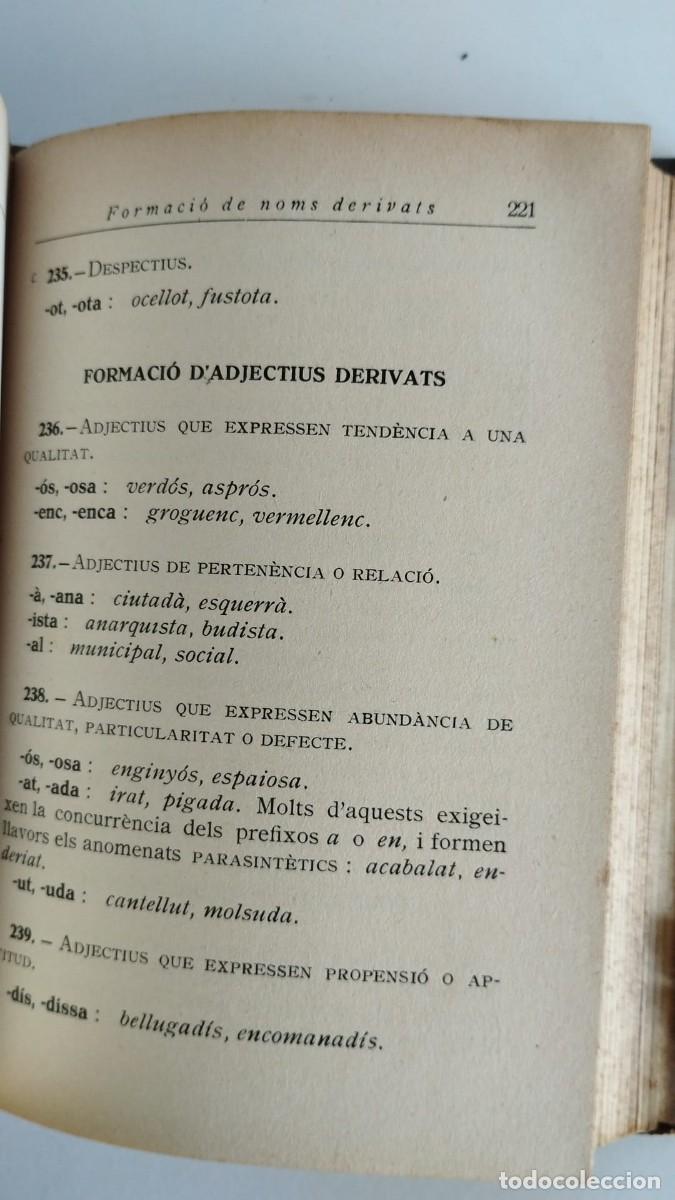Libros antiguos: Curs pr&agrave;ctic de gram&agrave;tica catalana. Jeroni Marv&agrave;. 1932 - Foto 6
