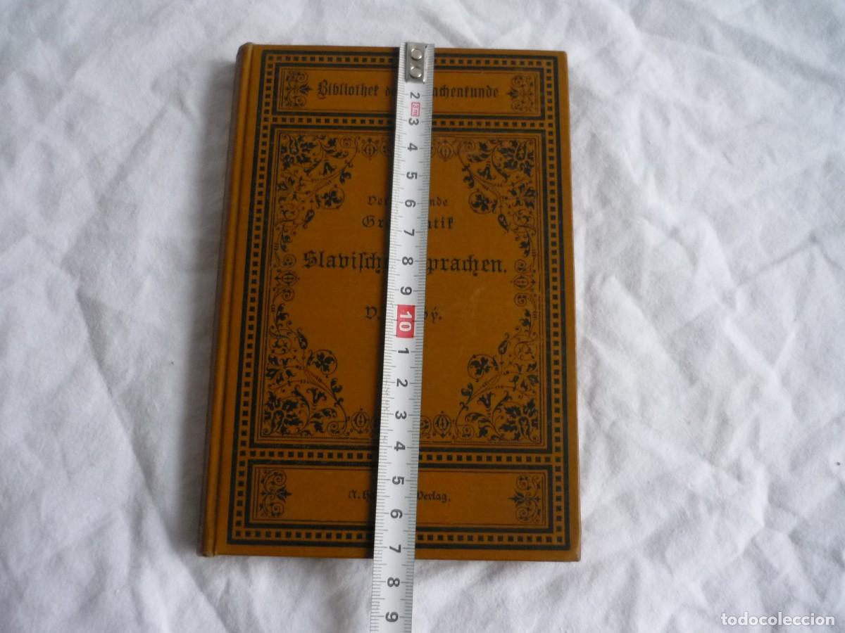 Libros antiguos: Gram&aacute;tica comparada lenguas eslavas Vergleichende Grammatik - Foto 5
