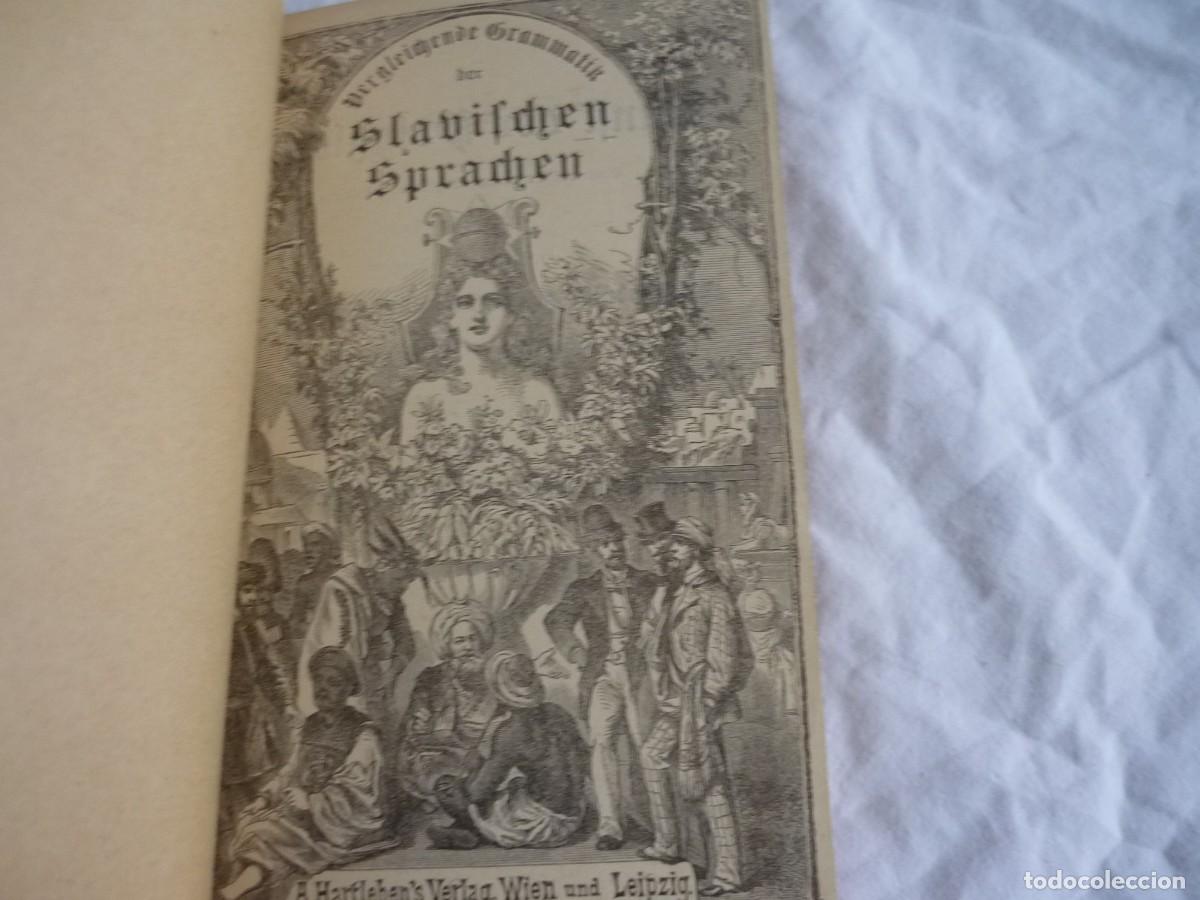 Libros antiguos: Gram&aacute;tica comparada lenguas eslavas Vergleichende Grammatik - Foto 7