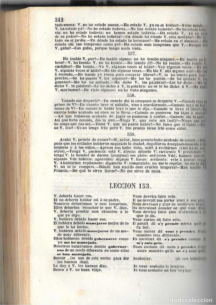 Libros antiguos: Gramatica Francesa. Dr. Ollendorff - Eduardo Benot - Foto 4