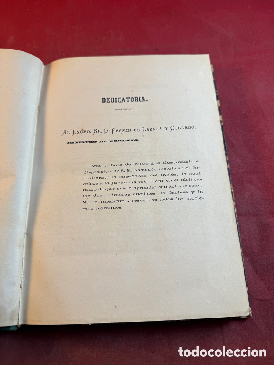 Libros antiguos: GRAM&Aacute;TICA INGLESA VALENCIA 1881 - Foto 2