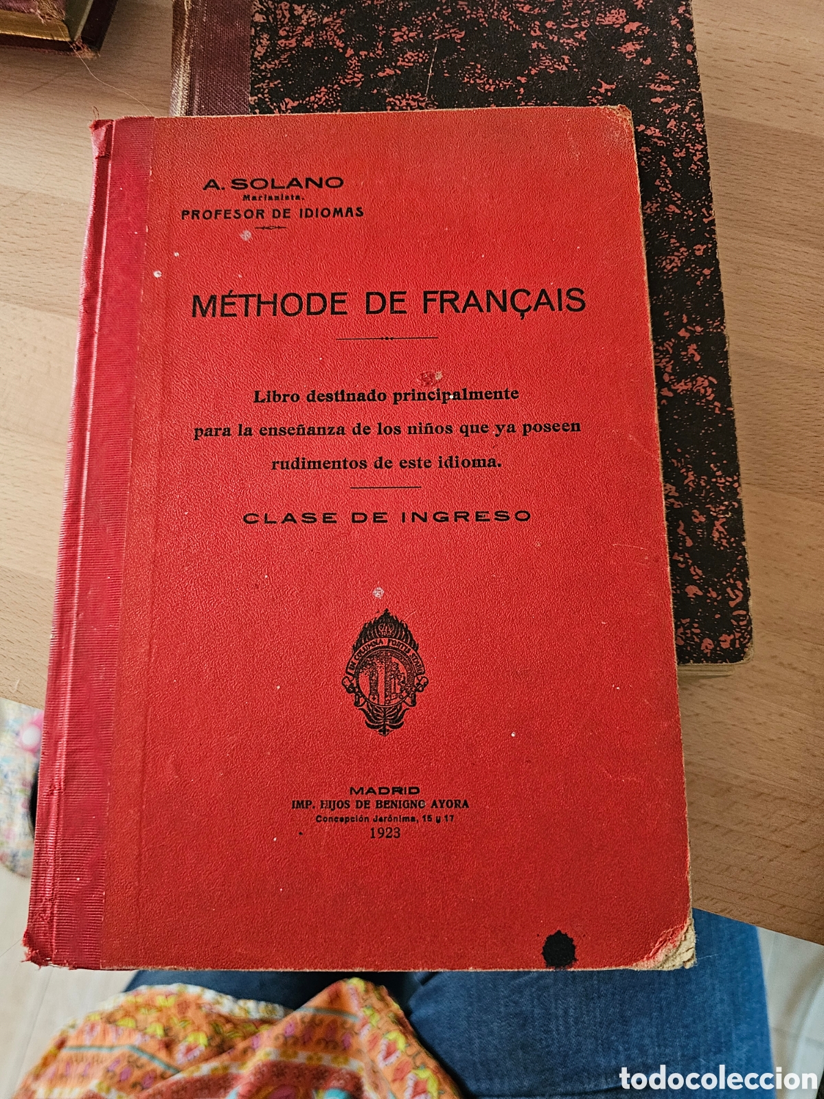Libros antiguos: Methode de Francais, A. Solano, 1923 - Foto 1