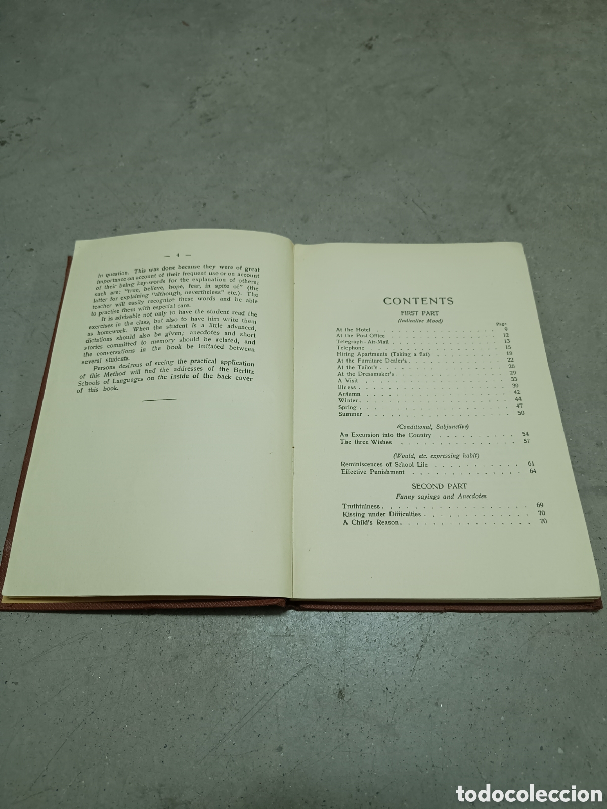 Libros antiguos: BERLITZ - METHOD FOR TEACHING MODERN LANGUAGES - ENGLISH PART - SECOND BOOK - 1926 - Foto 6