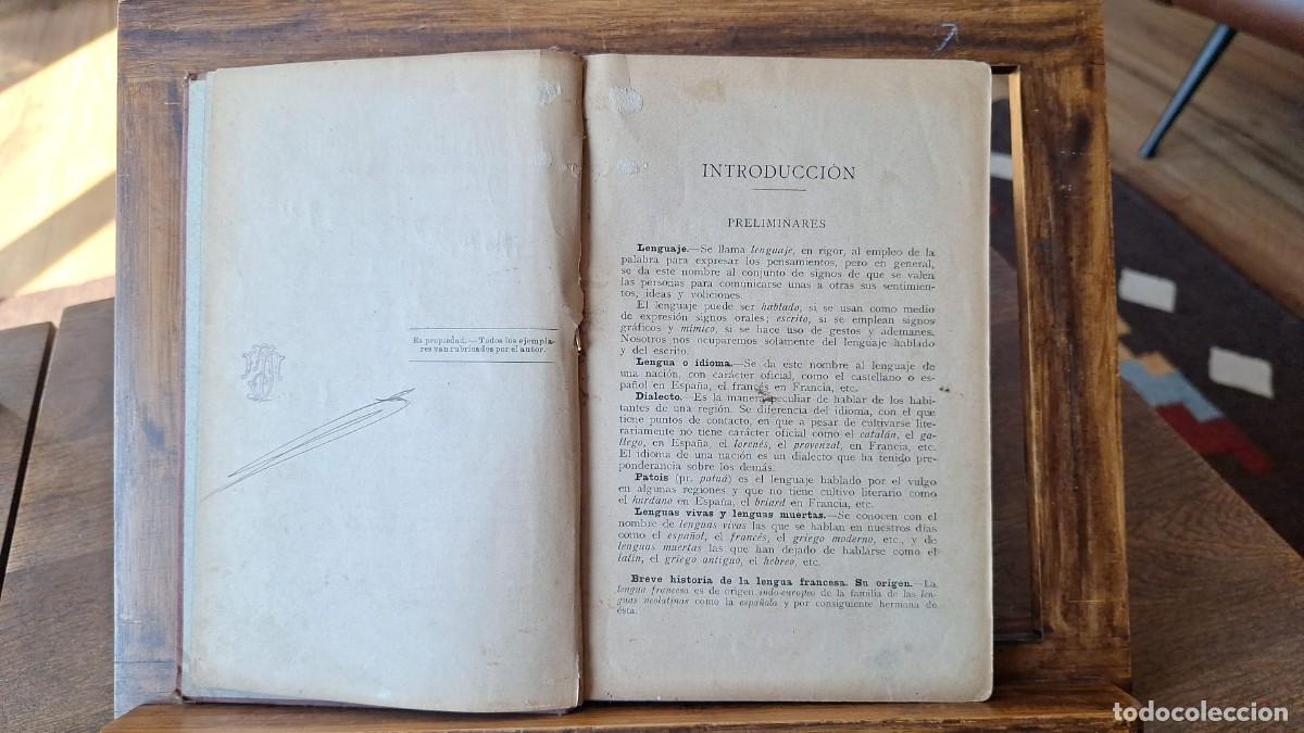 Libros antiguos: Gram&aacute;tica Francesa / Jos&eacute; Tapia Aub&aacute; - Foto 7