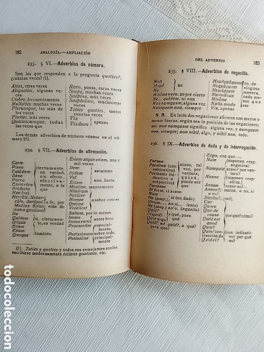 Libros antiguos: 1927. GRAMATICA LATINA. - Foto 3