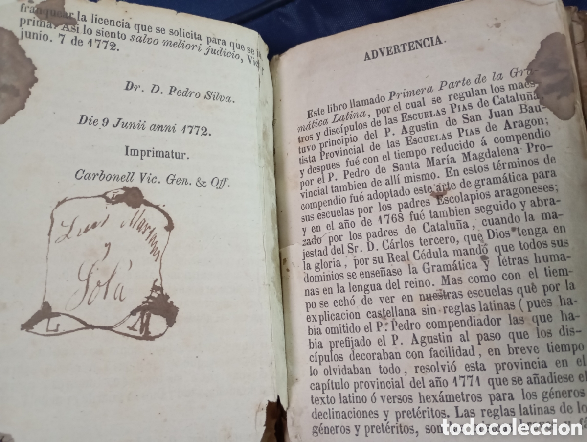 Libros antiguos: Tratado de lat&iacute;n, 1772 - Foto 3