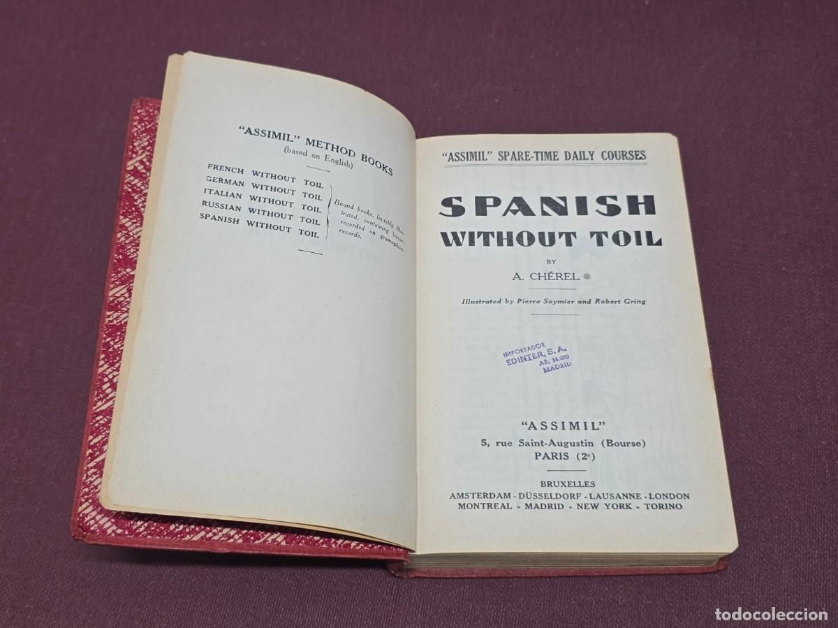 Libros antiguos: Spanish Without Toil - Assimil. 1957 - Foto 5