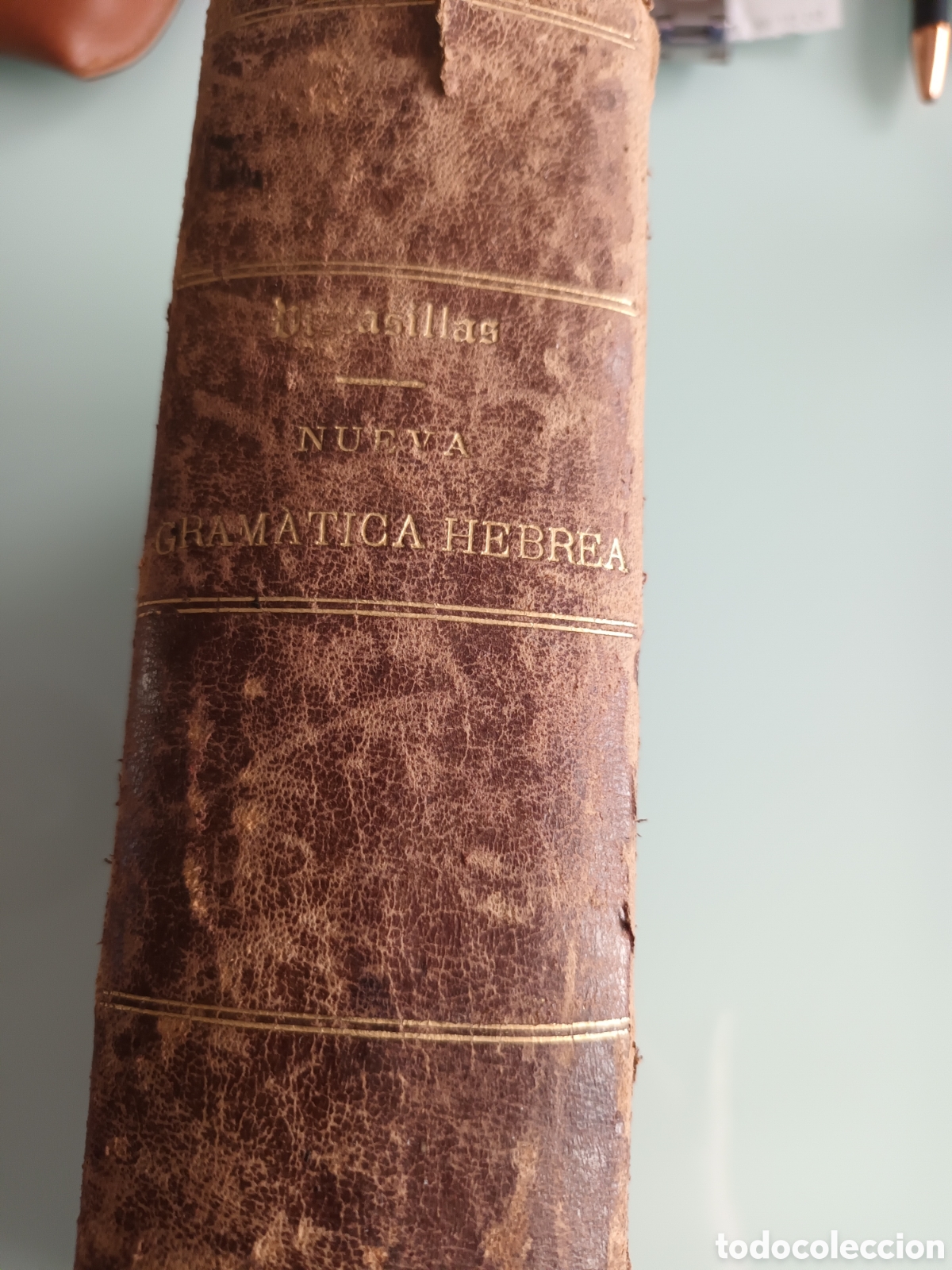Libros antiguos: NUEVA GRAMATICA HEBREA - Foto 1