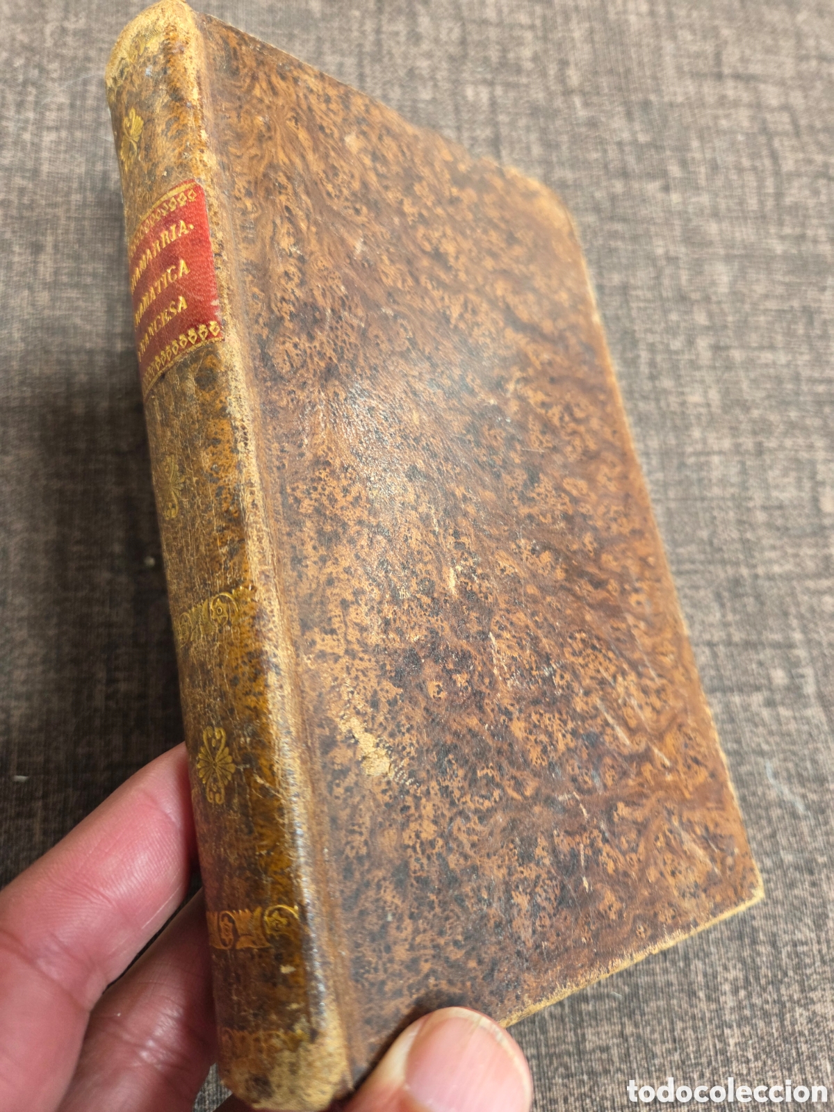 Libros antiguos: GRAM&Aacute;TICA FRANCESA PARA USO DE LOS ESPA&Ntilde;OLES 1836 Tramarr&iacute;a D. F. de