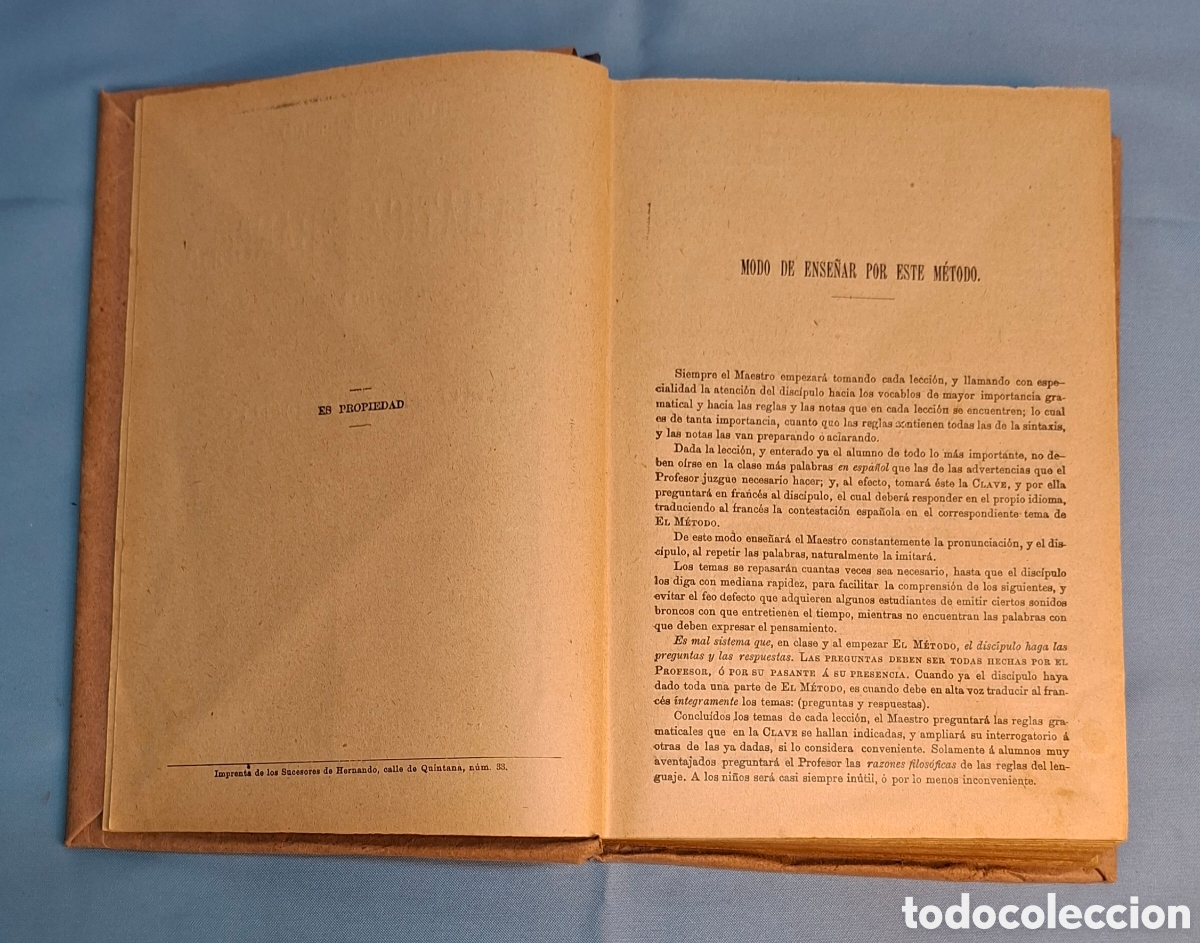 Libros antiguos: Gram&aacute;tica Francesa &ndash; Benot, 1923 - Foto 5
