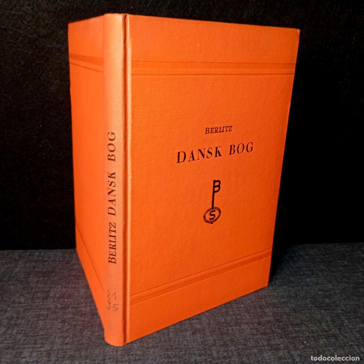 Libros antiguos: ⚜️ K0102. Antique Berlitz Dansk Bog Danish 5th Edition c 1938 Vintage Language Book Zurich Rare