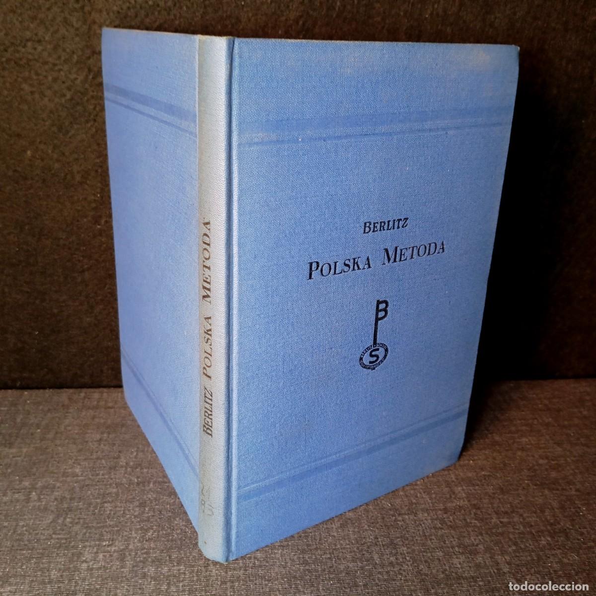 Libros antiguos: ⚜️ K0102. Antique Berlitz Polska Metoda Polish 8th Edition c 1939 Vintage Language Book Zurich Label